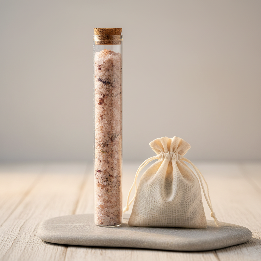 Bath salts- with a free tea bag