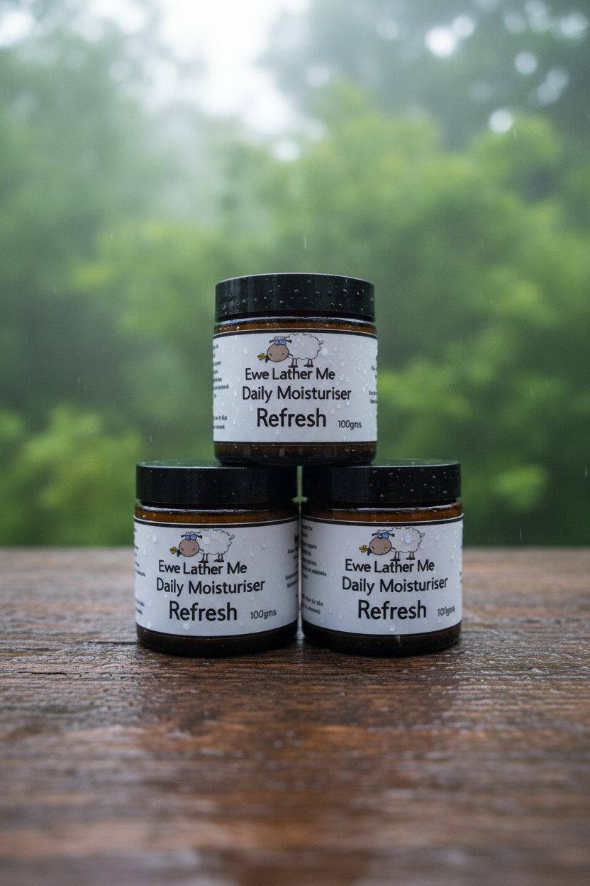 Ewe Lather Me Daily Moisturiser Refresh - Rain & Water