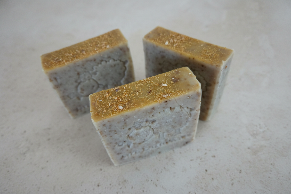 Finished Honeysuckle Soap Bars