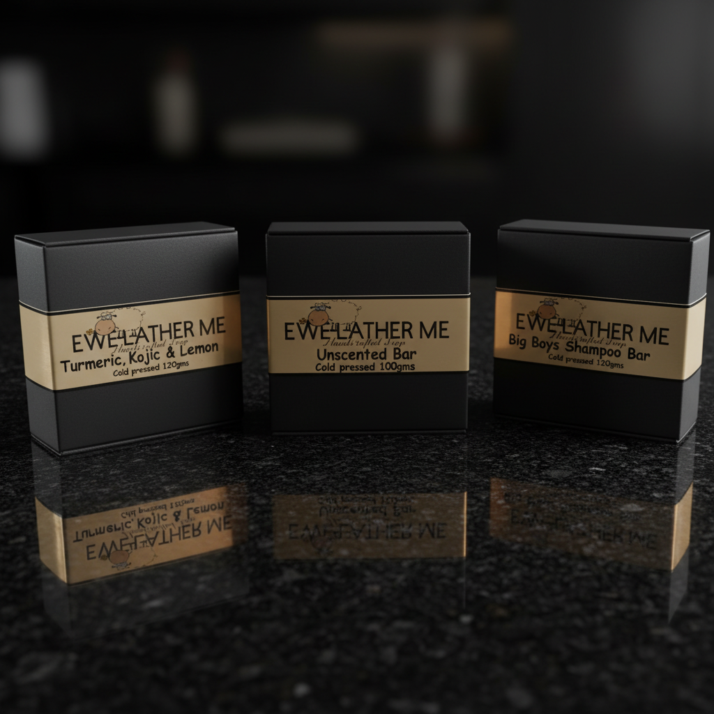 Black Gift box with Gold Band