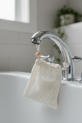 Soap Sock on Bath Tap